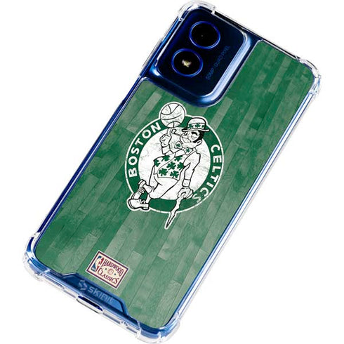 NBA Boston Celtics Hardwood Classics Moto G 5G (2024) Clear Case